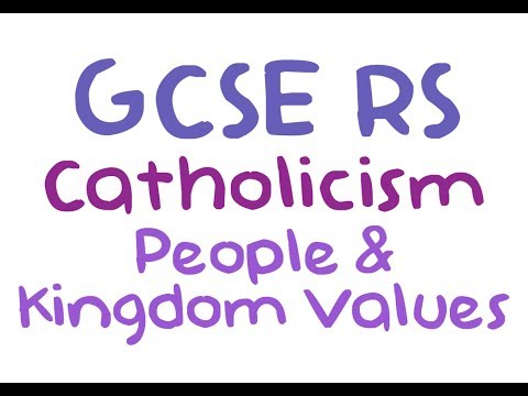 GCSE RE Catholic Christianity - People & Kingdom Values | By MrMcMillanREvis