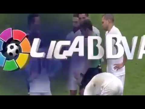 Ronaldo Kicks Out Sporting Gijon Player's  Real Madrid vs Sporting Gijon 5  1  17  01  2016   You