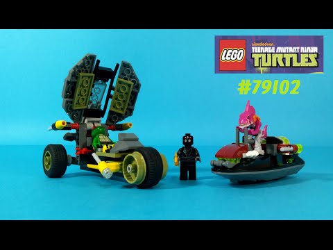 Vidéo LEGO Tortues Ninja 79102 : La poursuite en Carapace Furtive