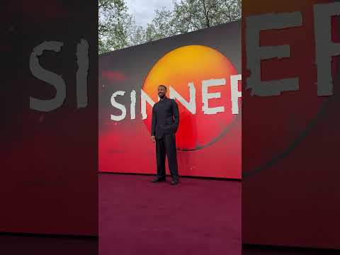 Michael B. Jordan at the #SinnersMovie European Premiere in London
