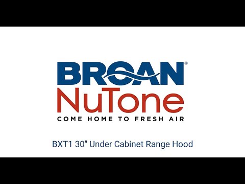 BROAN® 30-INCH 4-WAY CONVERTIBLE UNDER-CABINET RANGE HOOD, 270 MAX CFM image 1