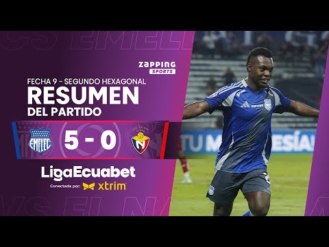 CS Emelec 5 - 0 El Nacional / Fecha 9 - Segundo Hexagonal  / Liga Ecuabet conectada por Xtrim