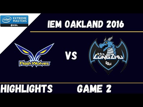 FW vs LZ | Game 2 | Highlights IEM Oakland 2016 Flash Wolves vs Longzhu