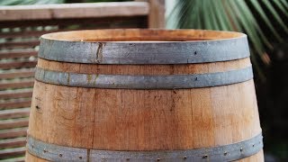 Youtube thumbnail for How to make a wine barrel smoker (Part 1/2)