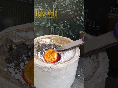 Super Easy!  Borax Gold Melt #gold  #borax