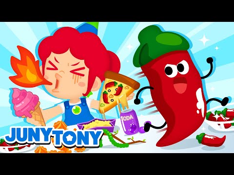 🌈 Colorful Candy, Ice Cream and More Color Songs | Flavor Song | Kids Songs | JunyTony
