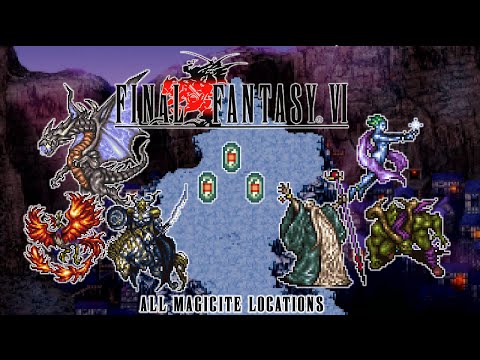Final Fantasy VI ALL MAGICITE LOCATIONS