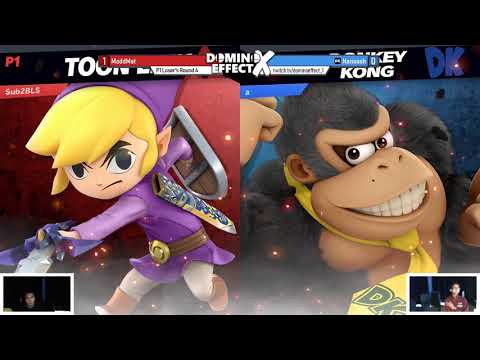 Domino Effect X [SSBU Singles] - MaddMat (Toon Link) vs. Nanoash (Donkey Kong)