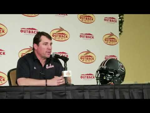 Outback Bowl: Will Muschamp on Jim Harbaugh
