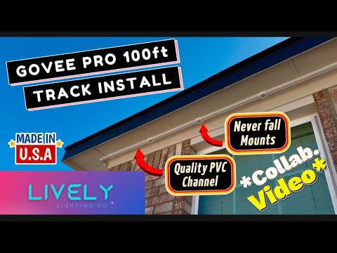 Govee PermTrack 100ft Install-Collab with JRoweInc. #GoveeFam #YTcollab #DIY #fyp
