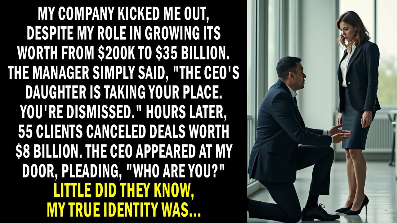 My company replaced me with the CEO's daughter, and the next day, they lost 55 clients...