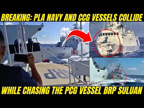 CCG and PLA Navy Collide while chasing PCG Vessel