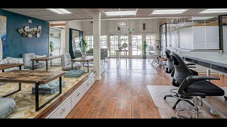 Coworking desk or office space for rent by the hour, day, or month - C