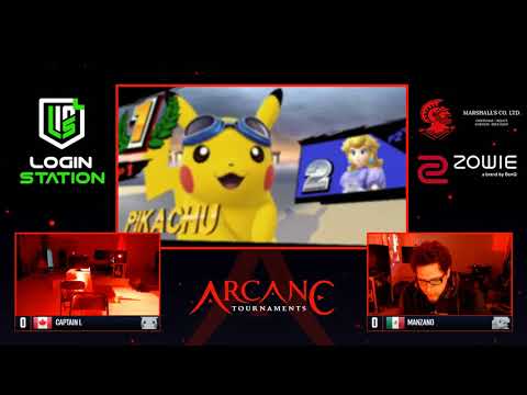 Arcane 2018: Captain L (Pikachu) vs Manzano (Peach) - Top 48