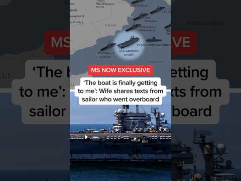 EXCLUSIVE: 'The boat is finally getting to me': Wife shares texts from sailor who went overboard