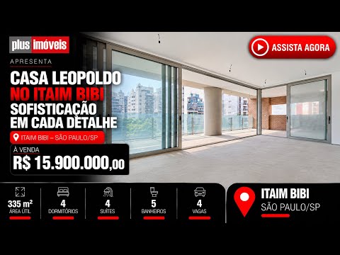 Vídeo do imóvel — Viva com exclusividade no Casa Leopoldo, no coração do Itaim Bibi