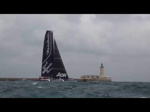 Maserati Multi 70 - Rolex Middle Sea Race 2018 - Start