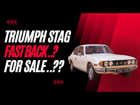 A Fastback Triumph Stag?... For Sale??