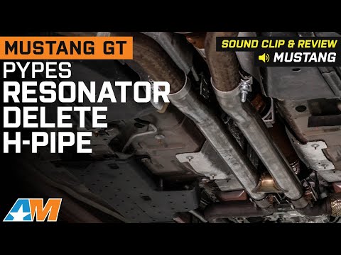 2015-2023 Mustang GT Pypes Cut and Clamp Resonator Delete H-Pipe Review & Sound Clip