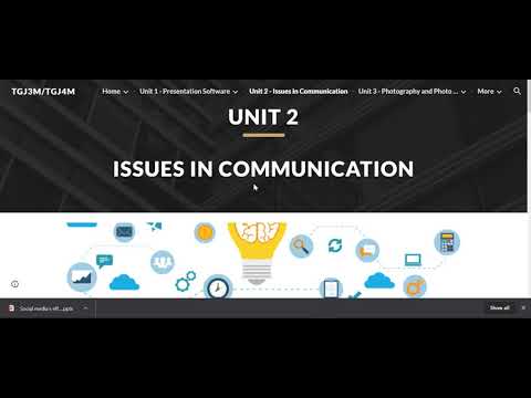 TGJ3M/TGJ4M - 1.3 How to Prepare Your Slides + Intro to Unit 2