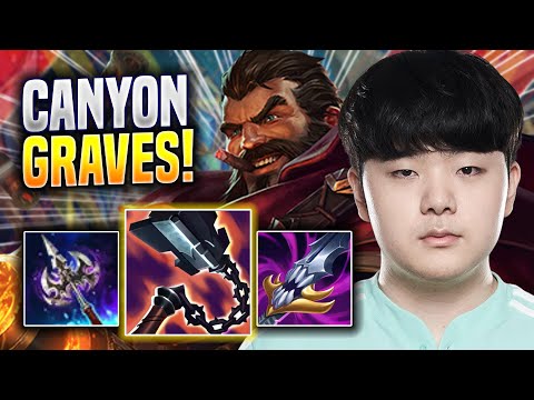 CANYON TRIES GRAVES IN THE NEW PRESEASON! - DK Canyon Plays Graves JUNGLE vs Sylas! | Preseason 2023