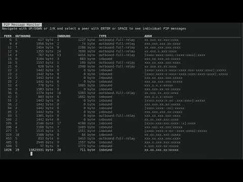 Realtime Bitcoin Core P2P monitoring with User-Space, Statically Defined Tracing (USDT) and eBPF
