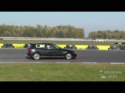 Mateusz Michalski/Natalia Nowak, Honda Civic  - V SuperOES Tor Poznań - 13.10.2018