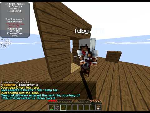 Minecraft | Hunger Games | Grandpa | Stream sniping/Trolling