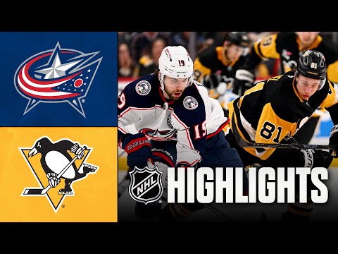 Blue Jackets vs. Penguins | NHL Highlights | January 17, 2026