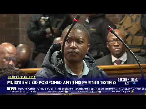 Mnisi bail bid postponed after partner testifies