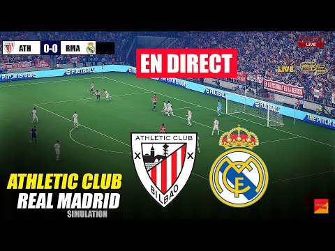 🔴EN DIRECT : Athletic Club contre Real Madrid | Gameplay vidéo d'eFootball PES 21 sur PC