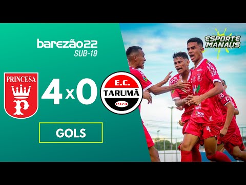 PRINCESA DO SOLIMÕES 4 x 0 TARUMÃ | MELHORES MOMENTOS | 3ª RODADA DO AMAZONENSE SUB-19 2022