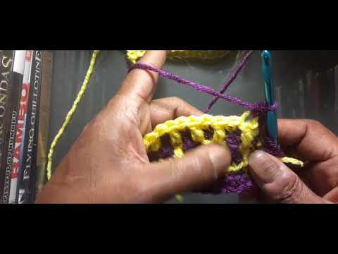 Mosaic Crochet Border 3