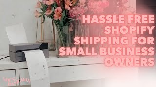 Shopify Shipping for Small Business Owners, Entrepreneurs, E-Commerce Online Stores