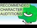 BFDI FAN ANIMATION Recommended Character Auditions Remake