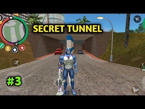 SECRET TUNNEL | ROPE HERO VICE CITY #3 😎😎🤟🤟🎮🎮