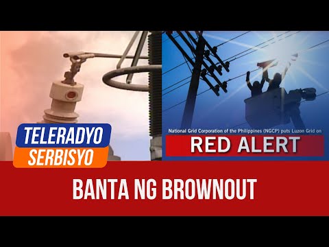 Luzon grid on red alert anew, brownout possible Headline Ngayon (27 May 2024)