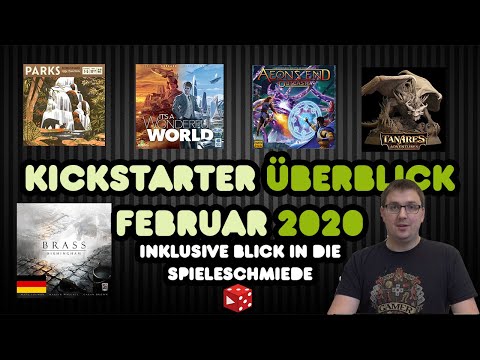 BRASS auf deutsch & News zu ANKH • Crowdfunding Überblick Februar 2020: Spieleschmiede & Kickstarter