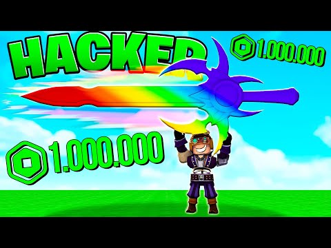 CREO LA SPADA HACKER DA 1.000.000€ SU ROBLOX!!