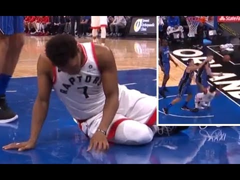 Mario Hezonja Hard BLOCK | Crashed Kyle Lowry on the Floor
