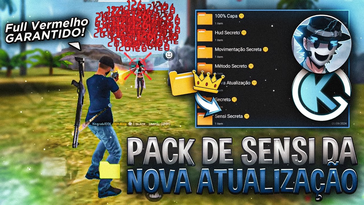 Nova Atualização! 📂 CRIEI o MELHOR PACK de SENSI PRA TODOS CELULARES! 📲 [ Android e iPhone] 🍓