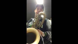 Marcus plays Ronnie Cuber’s solo on Ready ‘N Able