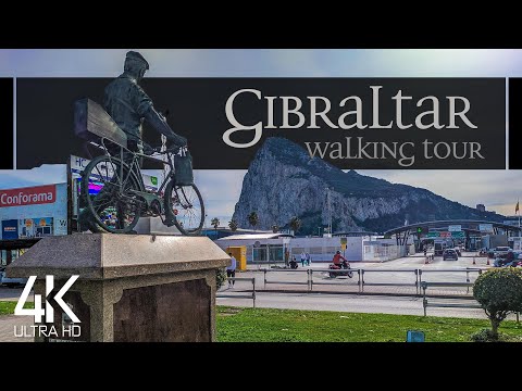 【4K】🇬🇮 VIRTUAL WALKING TOUR: 🚶 «Gibraltar 2021» 🎧 ORIGINAL SOUNDS 🚫 NO COMMENT 📺 UHD ASMR
