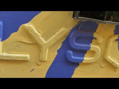 Lyson 8 frame hive at the end of winter in NH