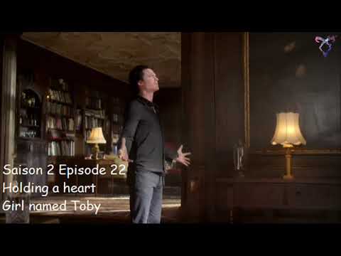 Vampire diaries S2E22 - Holding a heart - Girl named Toby