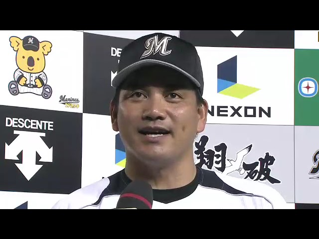 マリーンズ・井口資仁選手・ブラゼル選手ヒーローインタビュー 9月7日 千葉ロッテマリーンズ 対 埼玉西武ライオンズ