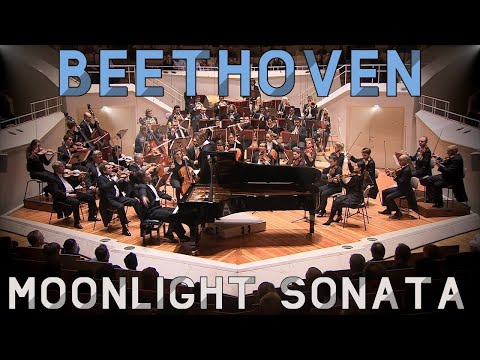Beethoven - Moonlight Sonata - Berliner Philharmonie | Piano & Orchestra