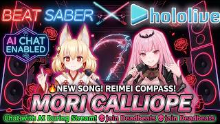 Deadbeats vs BeatSaber & AI Hangout! 💀 Slicing Calli's Anthems! #HololiveEN #Calliope #BeatSaber