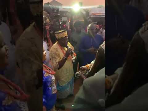 Ikem mazeli and her wife live stage with Ada onitsha