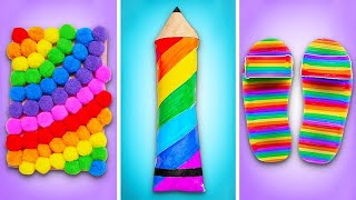 LIVE: Rainbow Crafts Extravaganza 🌈😍 20+ DIYs & Recipes You Must See!